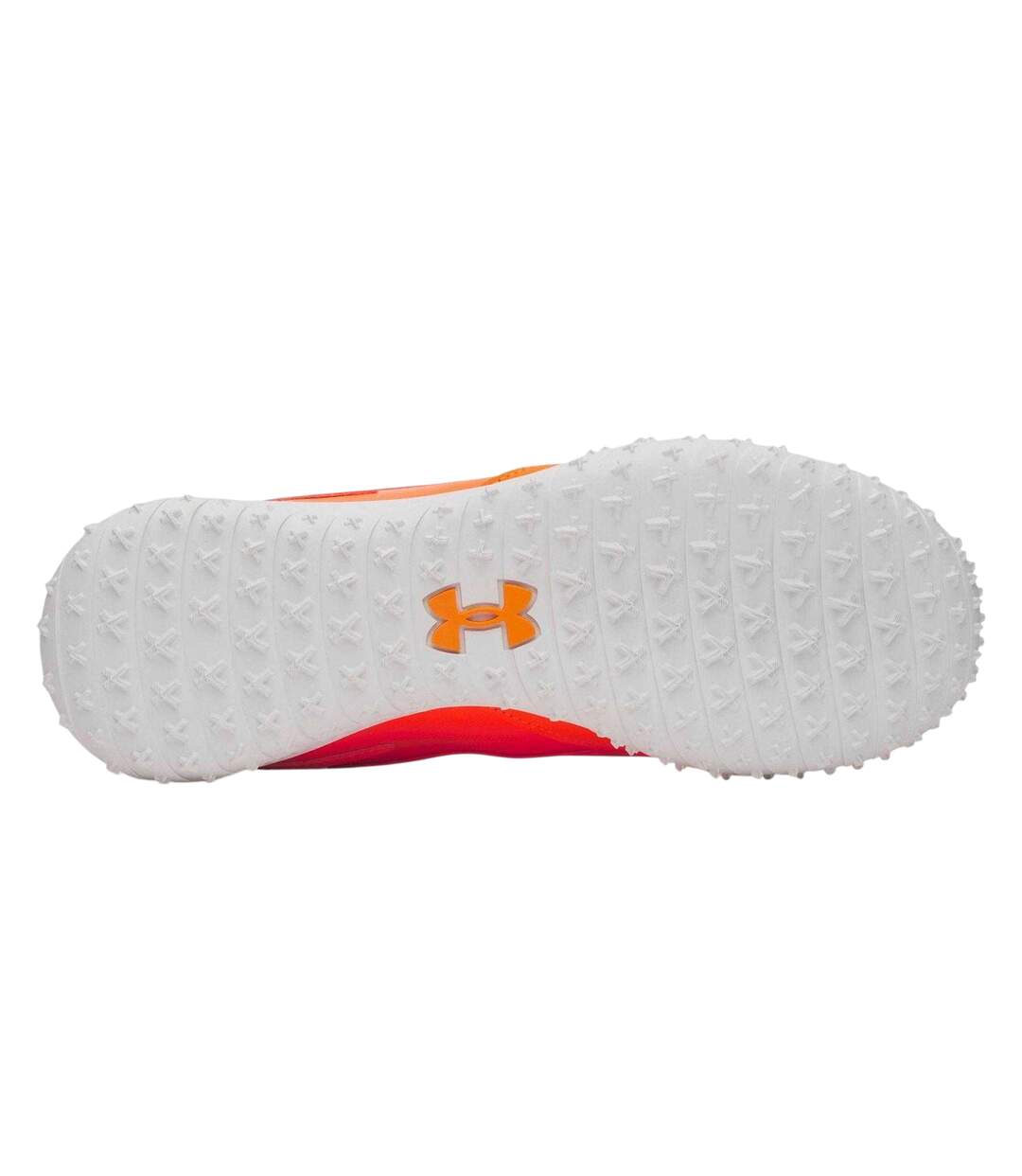 Mens U Shadow Lace Up Astro Turf Trainers Orange Under Armour-4