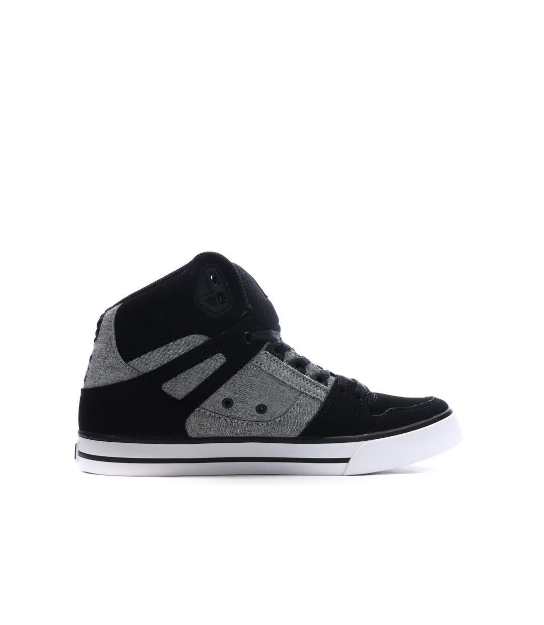 Baskets noir/gris homme dc shoes pure-2