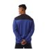 Mens Precision Striped Long-sleeved Sweatshirt Royal Blue Navy Sondico-3