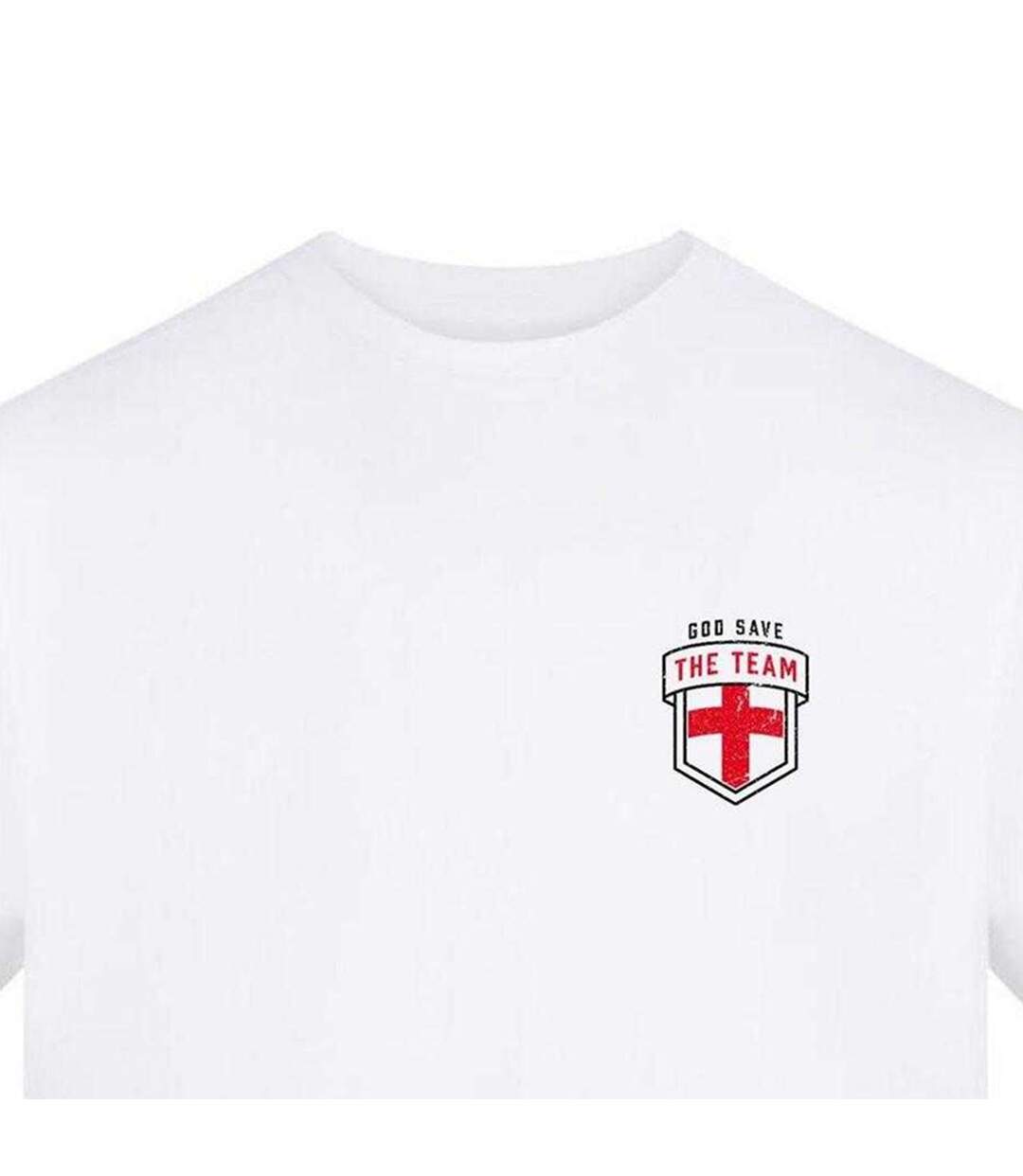 T-shirt God Save The Team Homme Blanc AWD-3