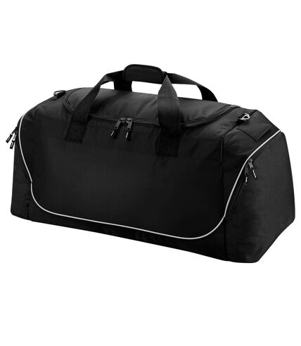 Quadra Teamwear Jumbo Kit Duffel Bag - 110 Liters (Black/Light Grey) (One Size)