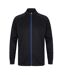 Finden and Hales Knitted Tracksuit Top (Navy/Royal)