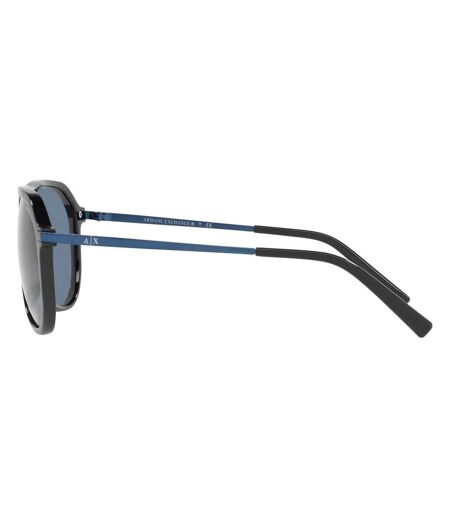 Lunettes De Soleil Motif/style Uni Homme Taille Unique Bleu Noir Armani Exchange