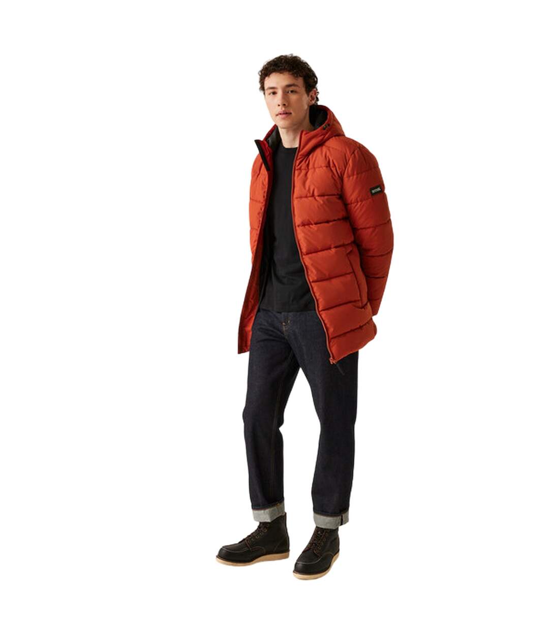 Mens lakiver padded jacket red ochre Regatta