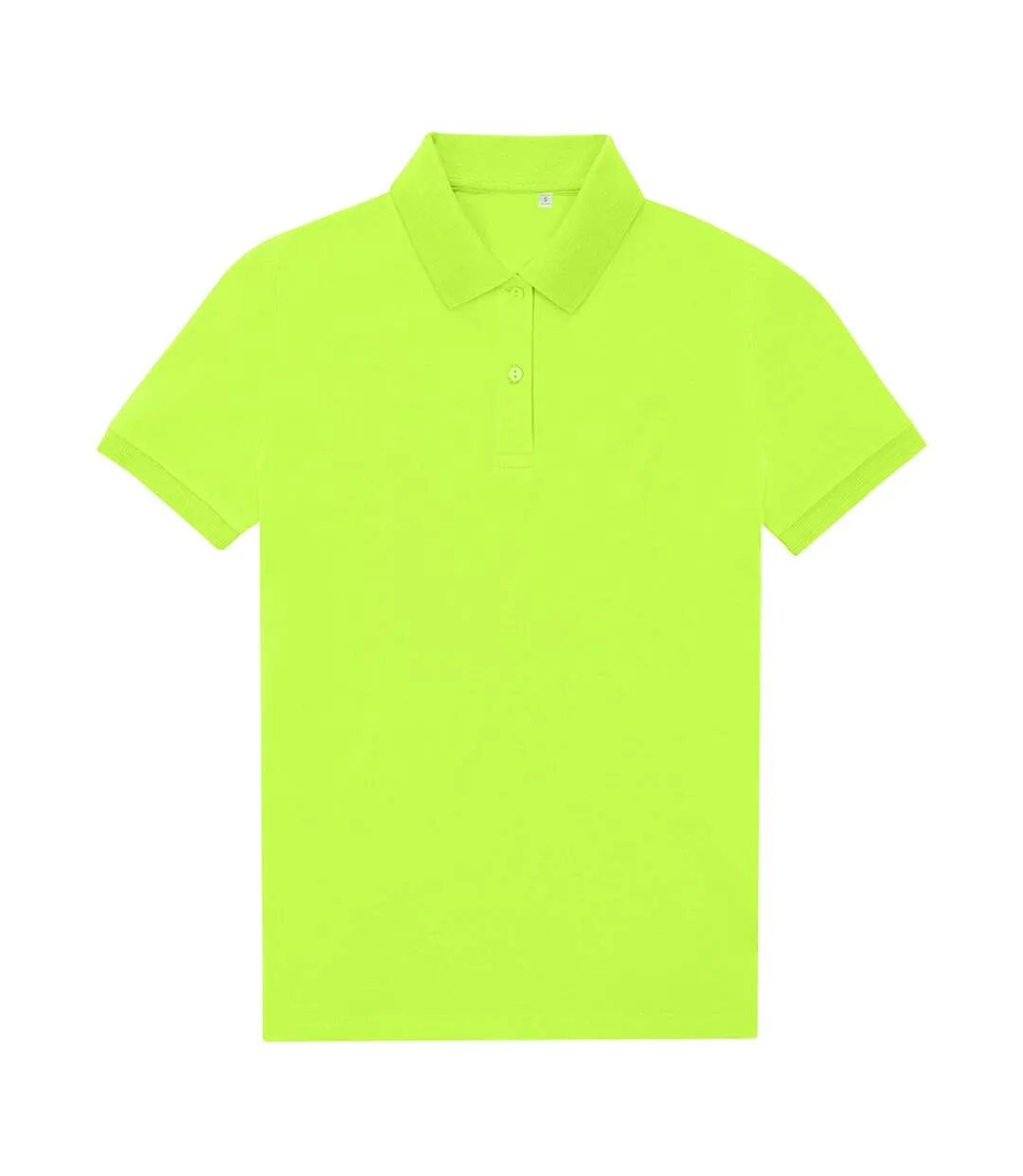Womens/ladies My Eco Polo Shirt Acid Lime B&C-1
