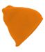 Beechfield Plain Basic Knitted Winter Beanie Hat (Fluorescent Orange) - UTPC2095