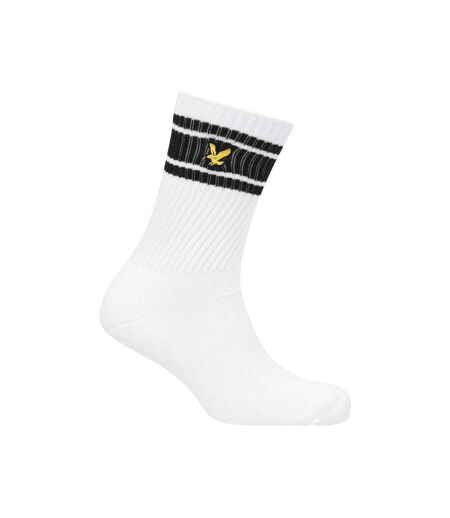 Lot De 3  Chaussettes De Sport Grant Homme Blanc Gris Noir Lyle & Scott