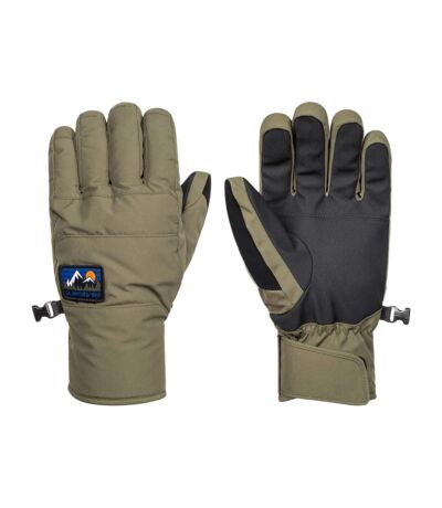 Gants Ski Kaki Homme Quiksilver Cross Glove - S