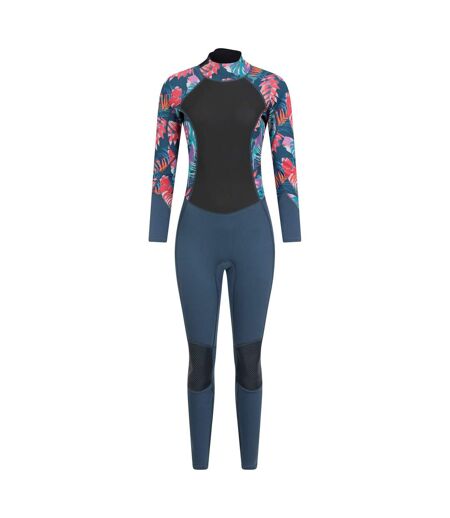 Mountain Warehouse Womens/Ladies Tropical Leaves Full Wetsuit (Navy) - UTMW3032