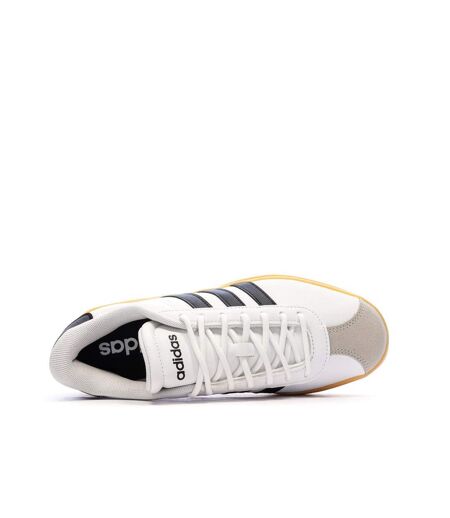 Baskets blanc/noir femme adidas court bold