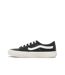 Baskets gris/blanc femme vans sk8-low canva-1
