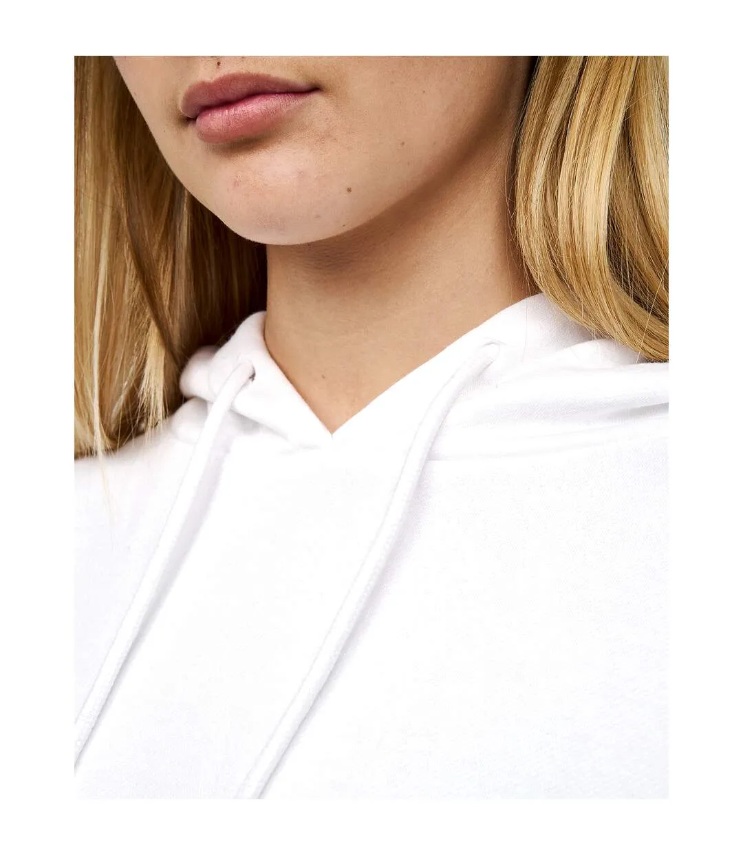 Juice Womens/Ladies Danica Crop Hoodie (White) - UTBG777-3