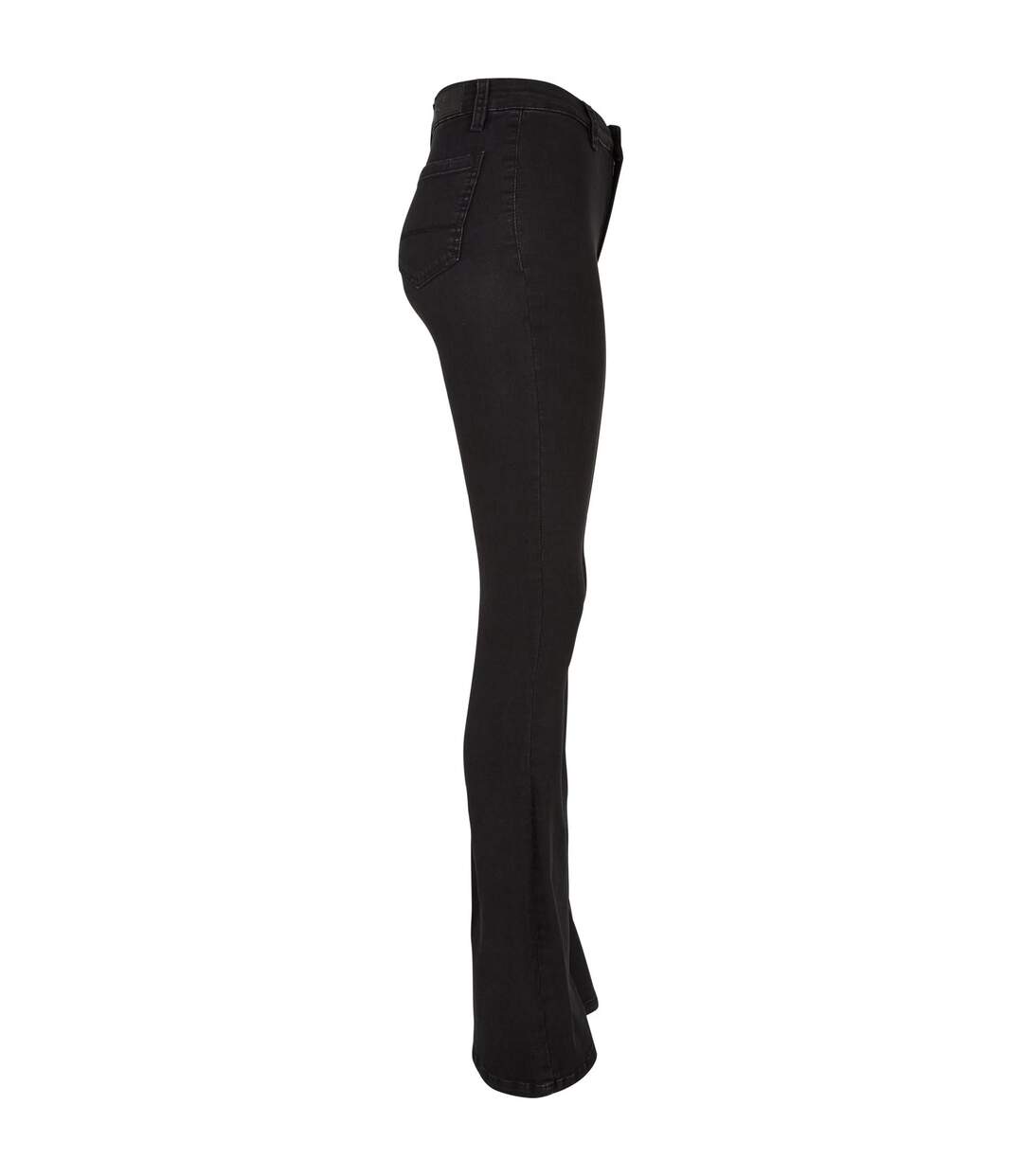 Jean Femme Noir Délavé À La Pierre Ponce Urban Classics-4