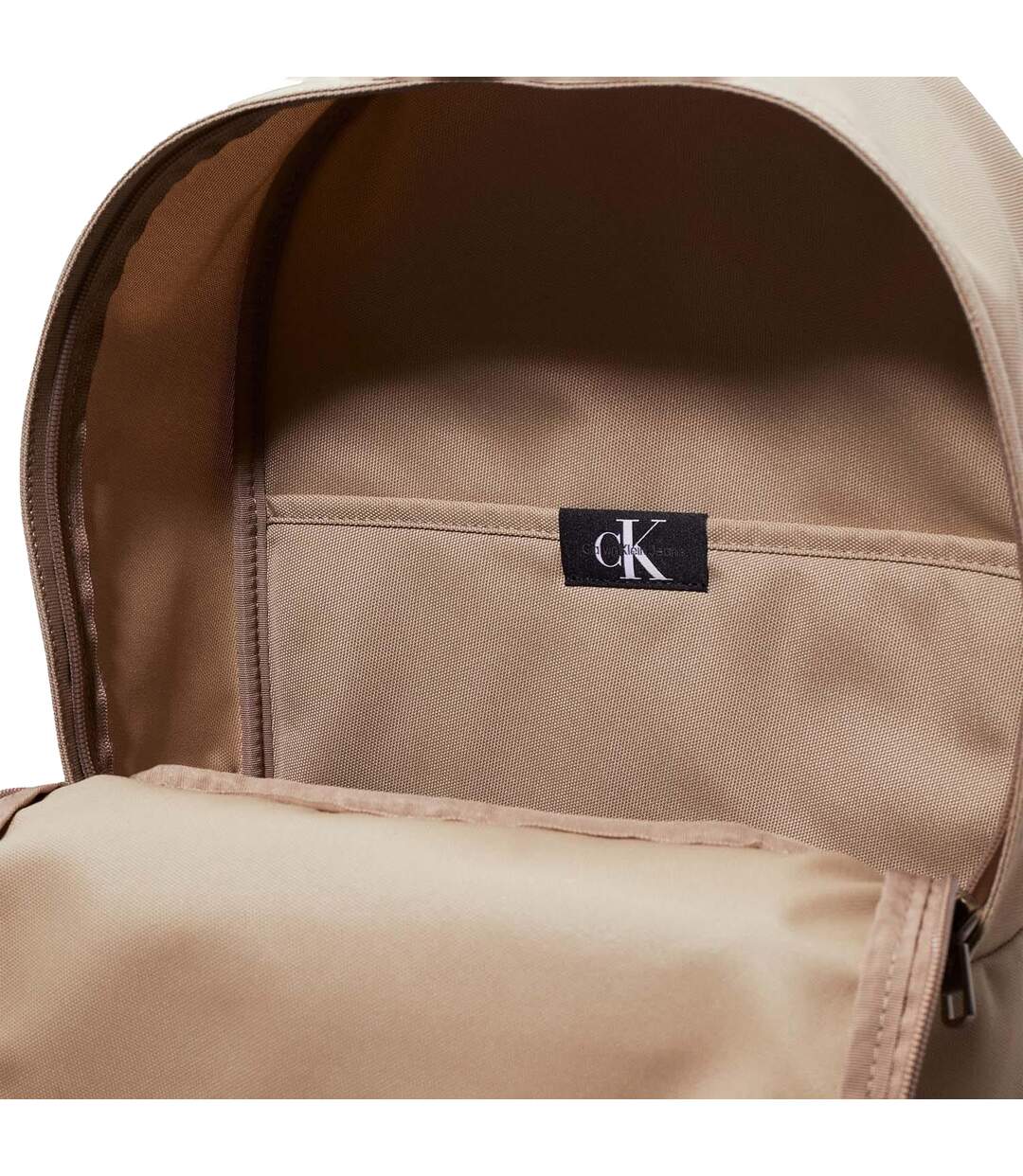 Round Logo Backpack One Size Grey Calvin Klein-3