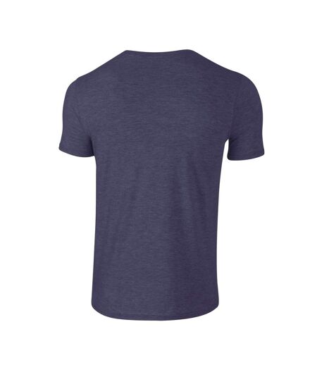 Gildan Unisex Adult Softstyle Heather T-Shirt (Heather Navy)