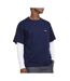 T-Shirt marine homme jack & jones paros-1