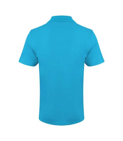 Polo à manches courtes homme turquoise Henbury