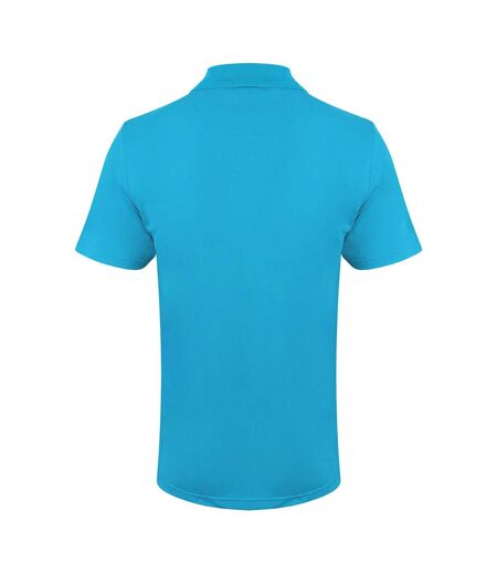 Polo à manches courtes homme turquoise Henbury