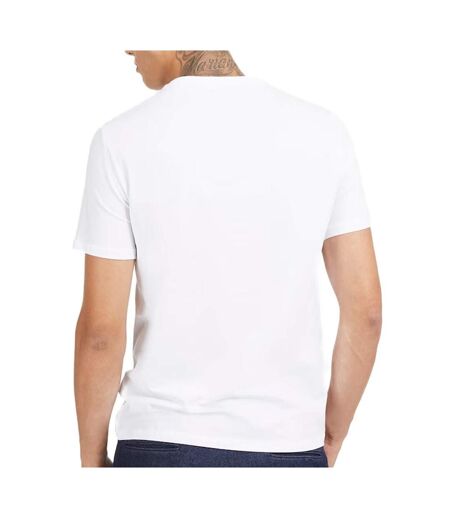 T-shirt Blanc Homme Guess Italic - L