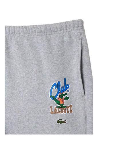 Unisex adult iconic jogging bottoms grey Lacoste