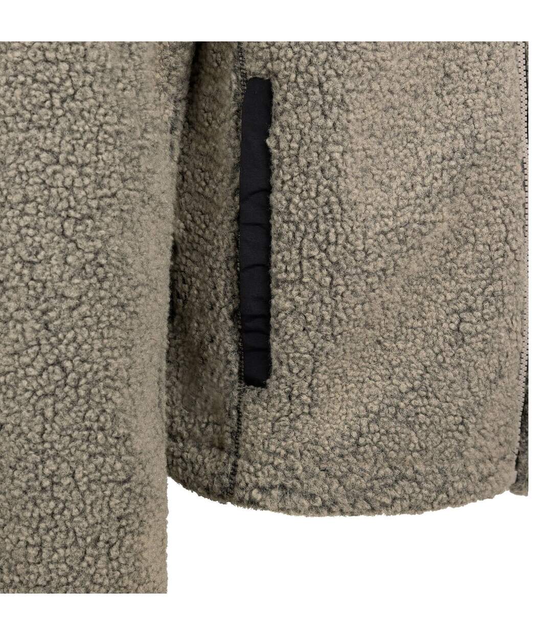 Mens Maclarenton At400 Full Zip Fleece Jacket Beige Marl Trespass-3