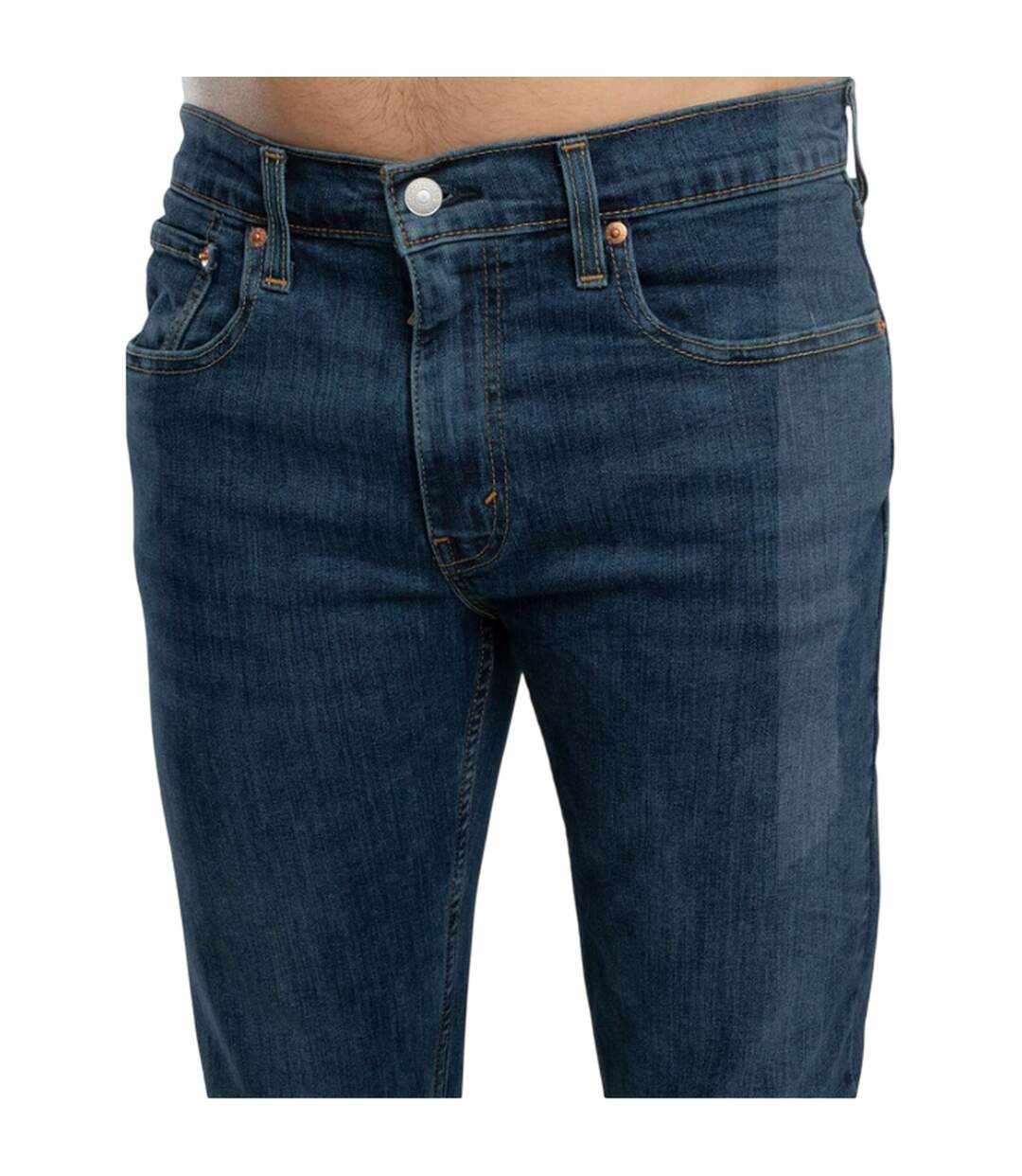 Mens 502 Cotton Blend Slim Jeans Denim Levis-3