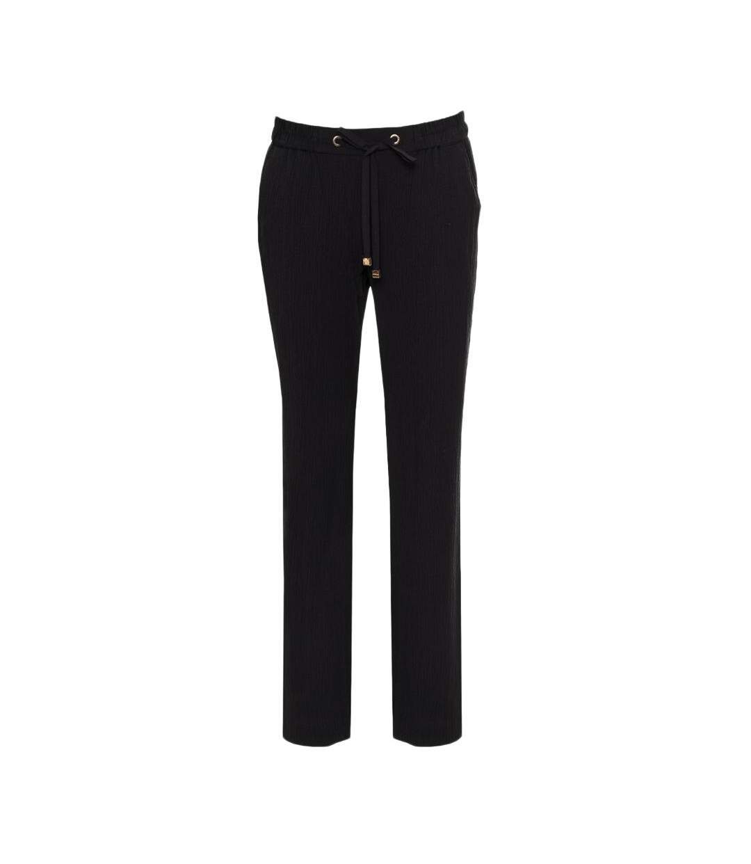 Pantalon fluide noir femme calvin klein trousers - l-1