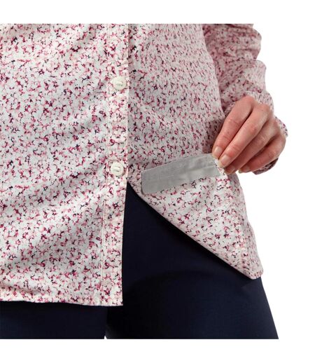 Womens/ladies Regular Long-sleeved Shirt Raspberry Craghoppers