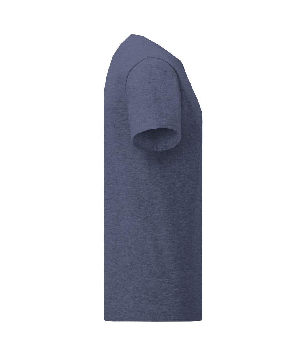 T-shirt Iconic Homme Bleu Marine Chiné Fruit Of The Loom-3