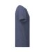 T-shirt Iconic Homme Bleu Marine Chiné Fruit Of The Loom-3