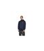 Mens Combed Cotton Hidden Pocket Drawstring Hoodie Navy Weekend Offender-1