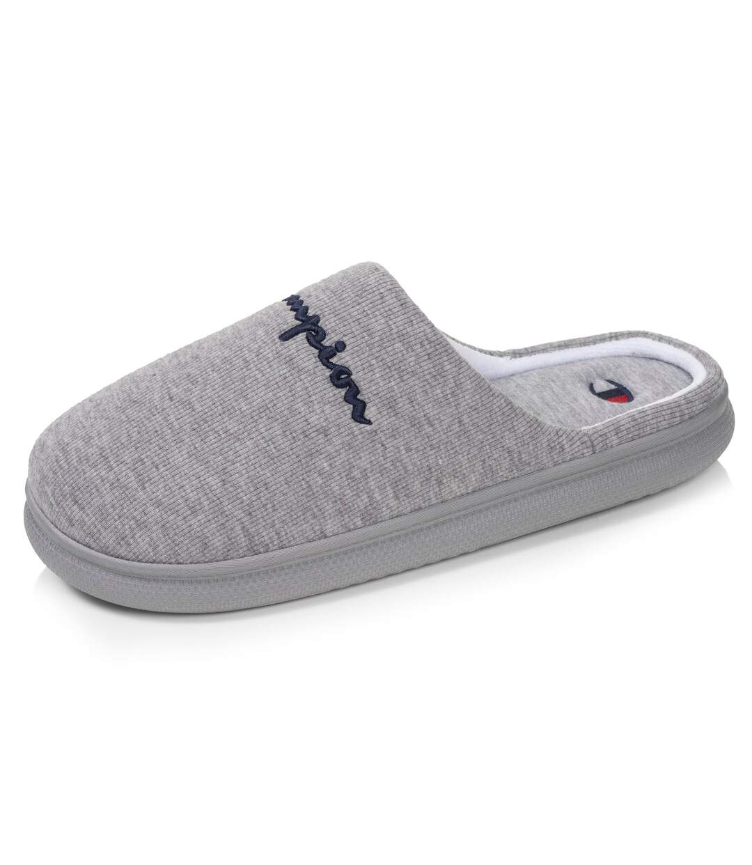 Champion Chaussons Mules homme jersey côtelé ultra confort ultra moelleux souple et lavable-1