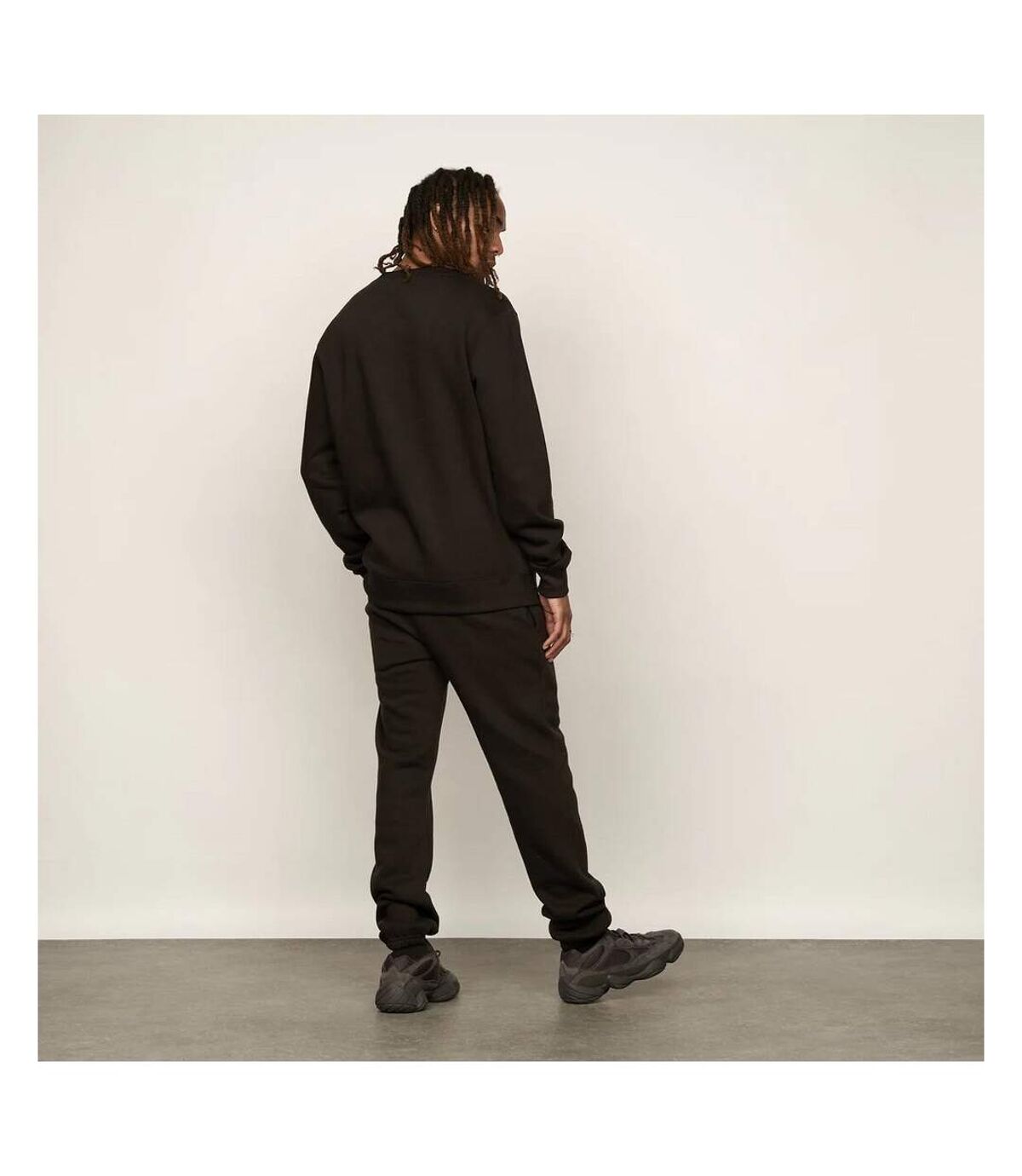 EKO Essentials Mens Moxley Crew Neck Sweatshirt (Black)