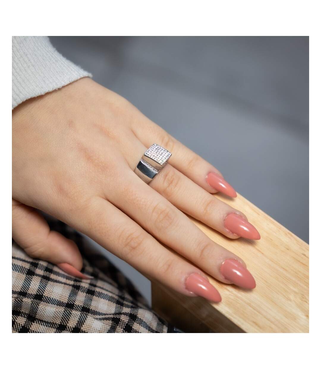 Votre Bague pour Femme Ornée Zirconium ROSERA-2