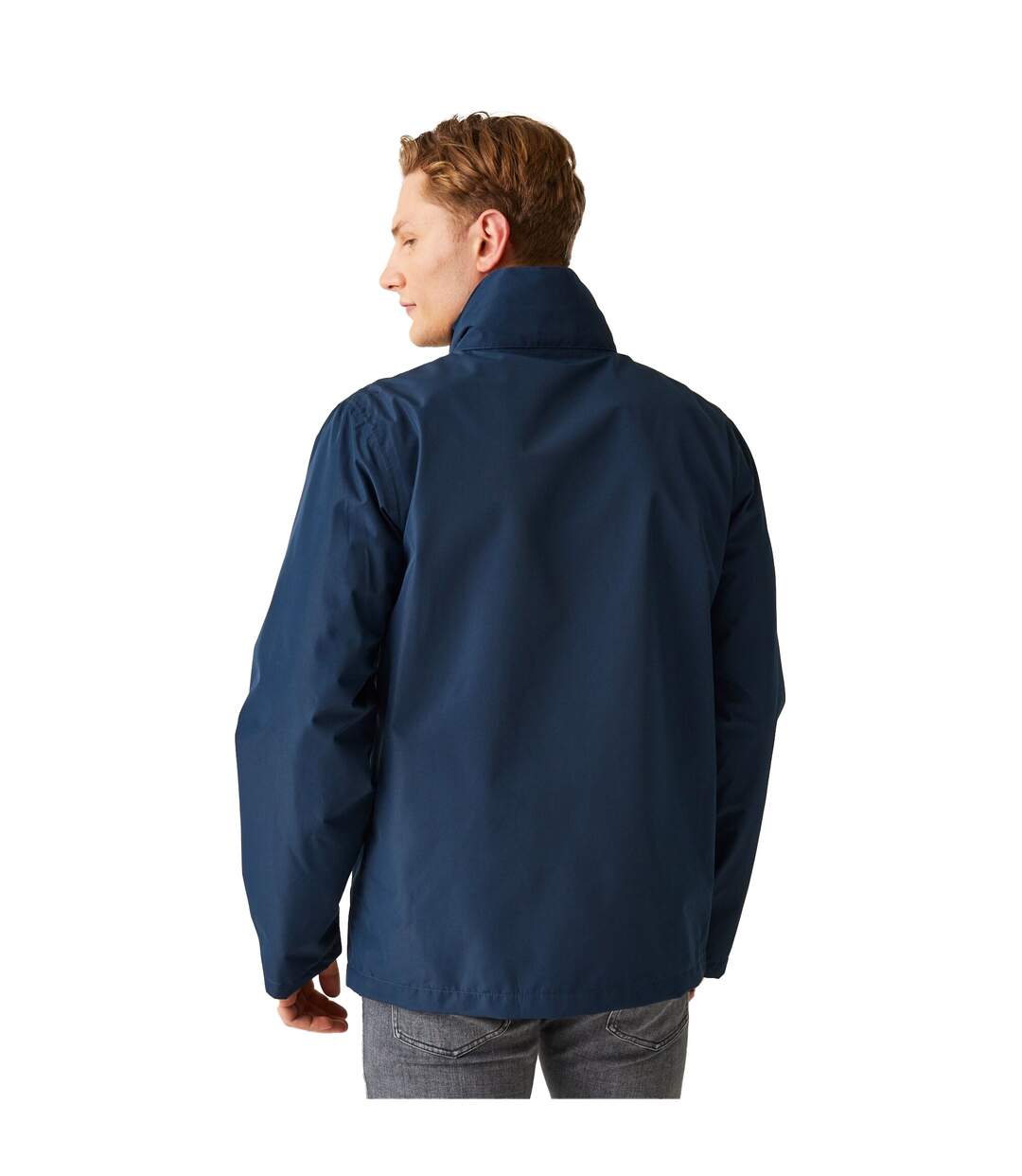 Veste softshell ascender homme bleu marine / rouge classique Regatta-4