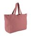 Washed Cotton Shopper Bag One Size Pink Ochre Kimood-1