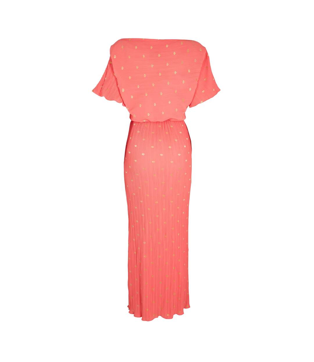 Robe Chemise Motif/style À Pois Tilly Femme Corail Never Fully Dressed-3