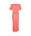 Robe Chemise Motif/style À Pois Tilly Femme Corail Never Fully Dressed-3