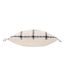 Beni fringed checked cushion cover 45cm x 45cm natural/black Yard-3