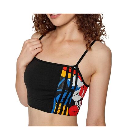 Brassière Noir Imprimé Femme Adidas - 12A