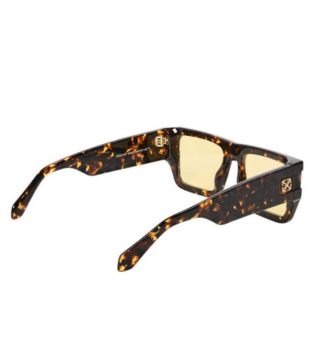 Lunettes De Soleil Chester Adulte Taille Unique Marron Sombre Marron Clair Off-White