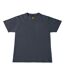 T-shirt Travail Perfect Pro Homme Gris Foncé B&C-1