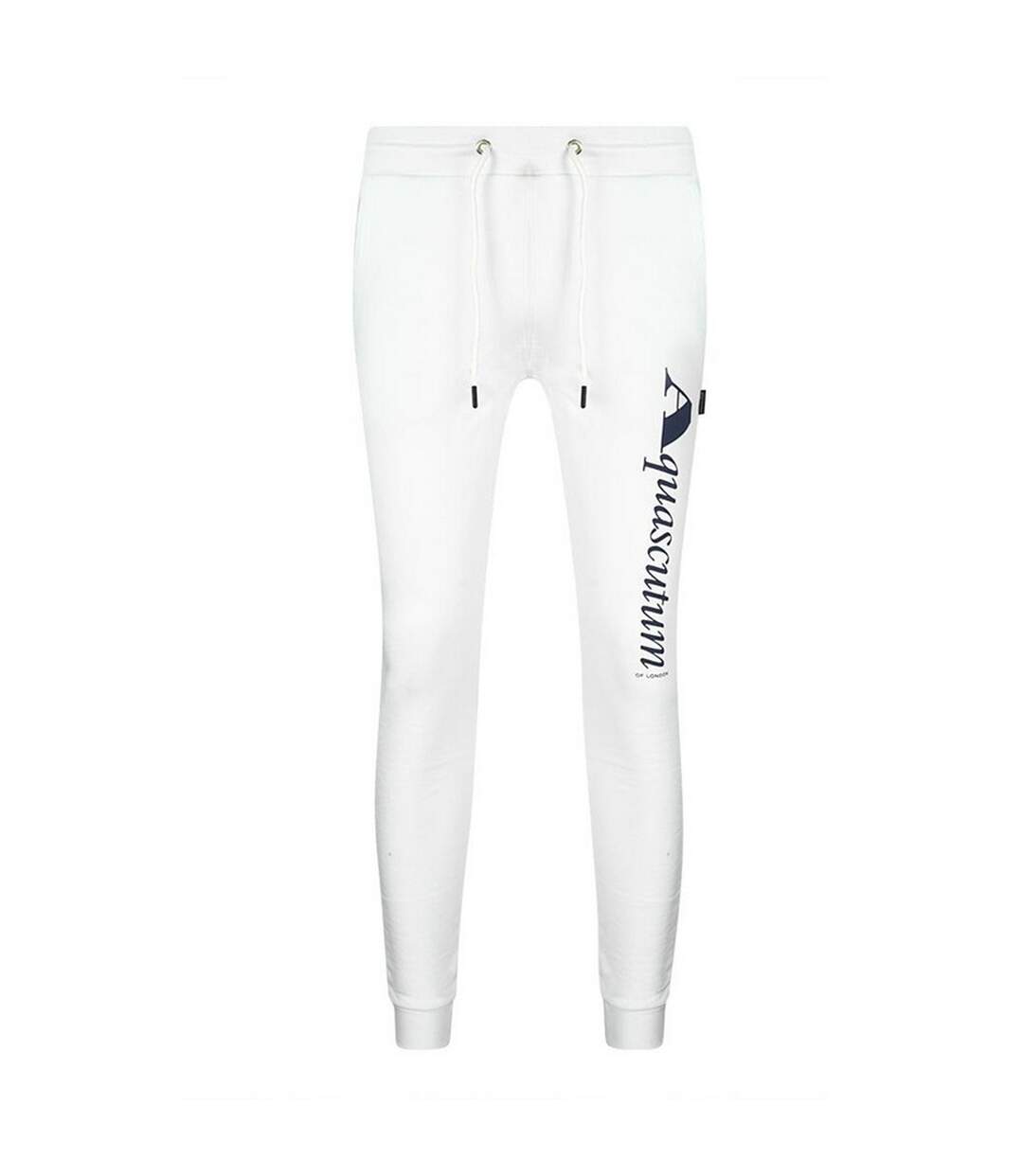 Pantalon De Jogging Motif Logo Homme Blanc Aquascutum-1