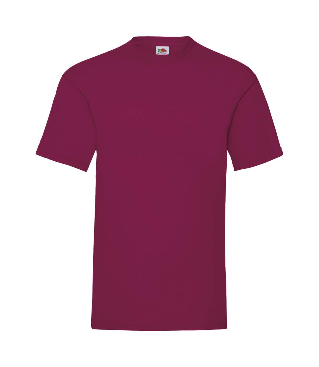 T-shirt manches courtes homme bordeaux Fruit of the Loom