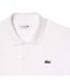 Mens Pique Classic Polo Shirt White Lacoste-2