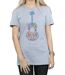 Disney - T-shirt COCO GUITAR PATTERN - Femme (Gris chiné) - UTBI16466-3