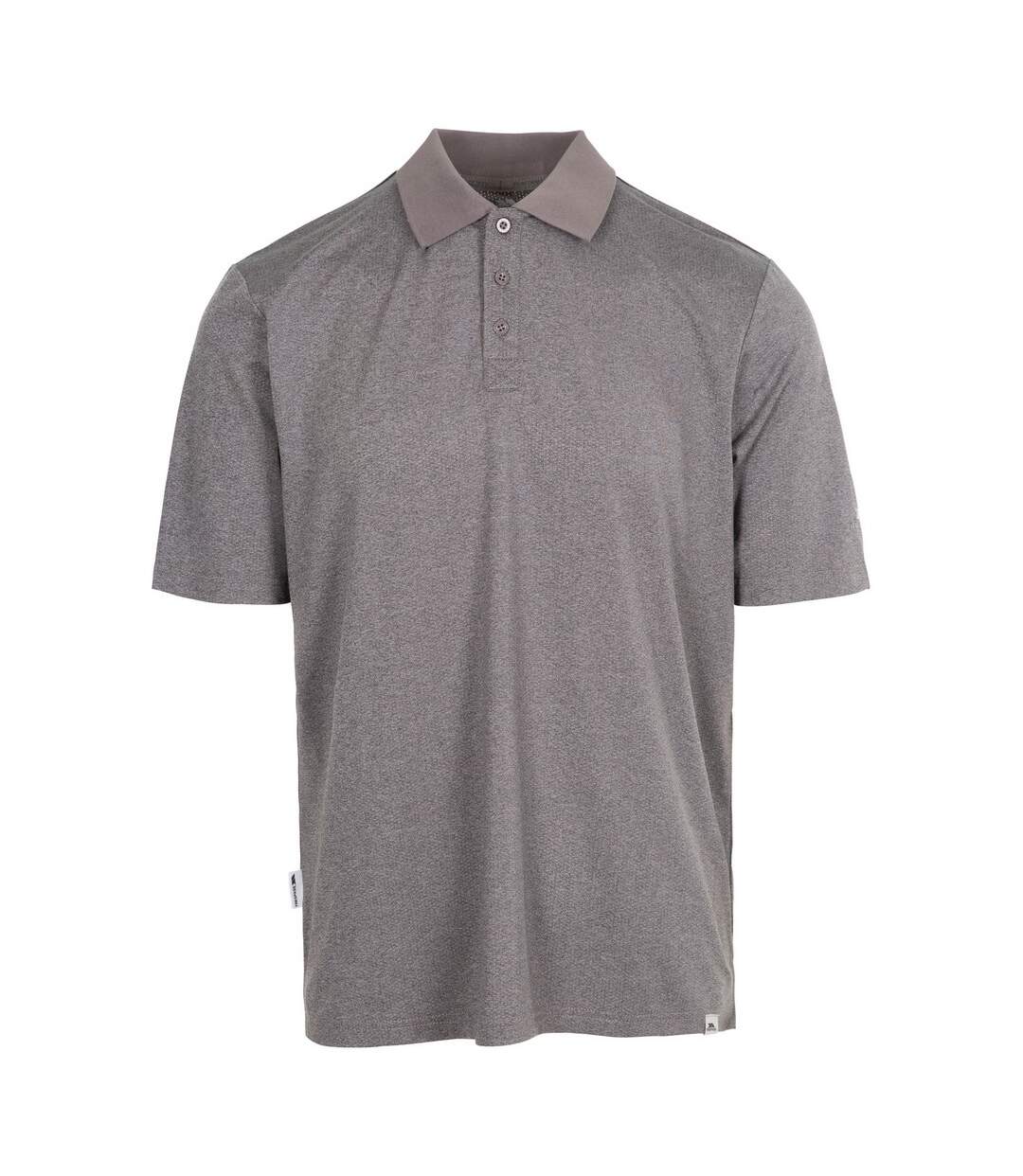 Polo gedding homme gris foncé chiné Trespass-1