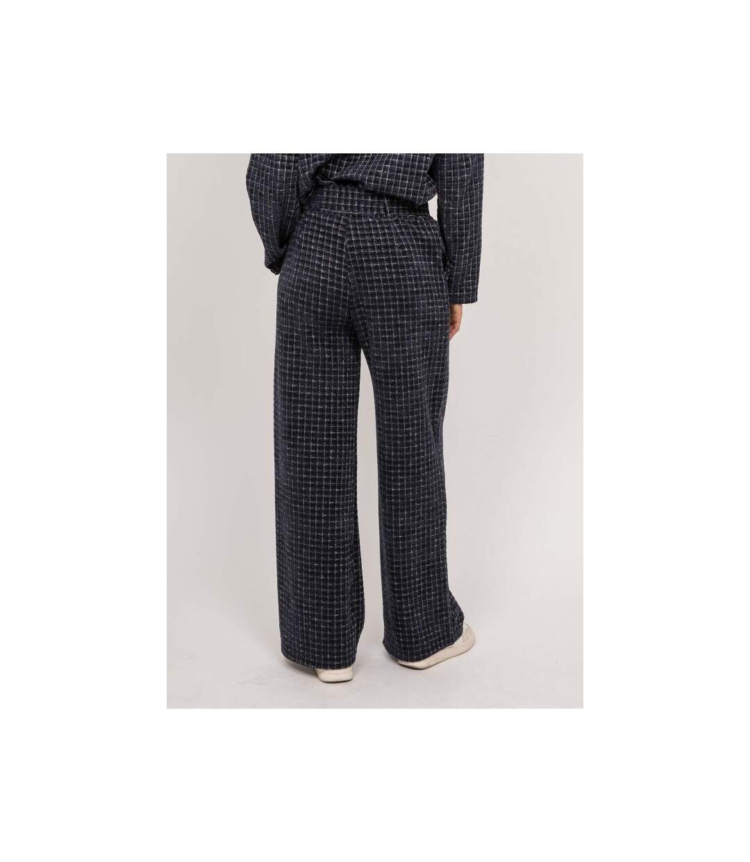 Pantalon large carreaux ELOPIA - Dona X Lisa-2