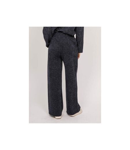 Pantalon large carreaux ELOPIA - Dona X Lisa