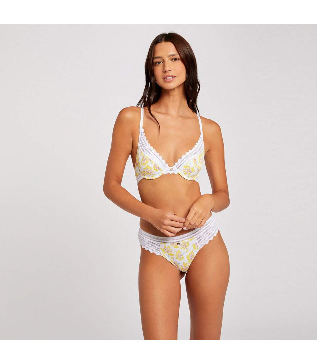 Soutien-gorge ampliforme coque moulée blanc Tina